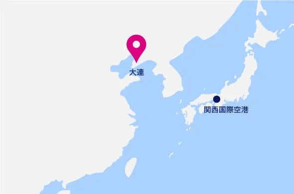 中国・大連マップ