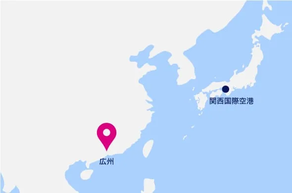 中国・広州マップ