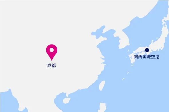 中国・成都マップ