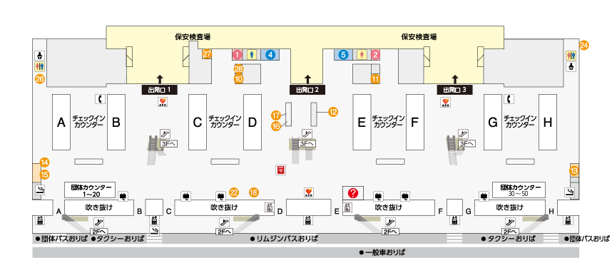 団体カウンター 関西国際空港 団体カウンター 関西国際空港