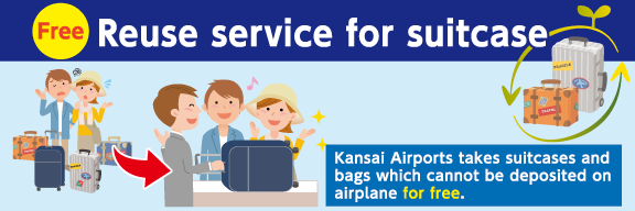 Reuse service for suitcase