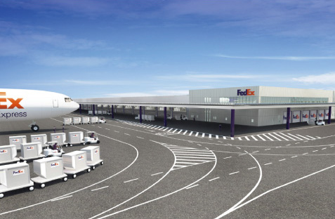 貨物上屋（スポット側）