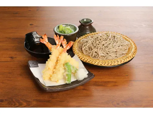 大虾天妇罗蒸笼荞麦面