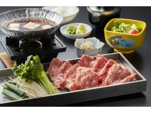 【디너】[A4 등급 200g] 와규 등심 소고기 나베 세트