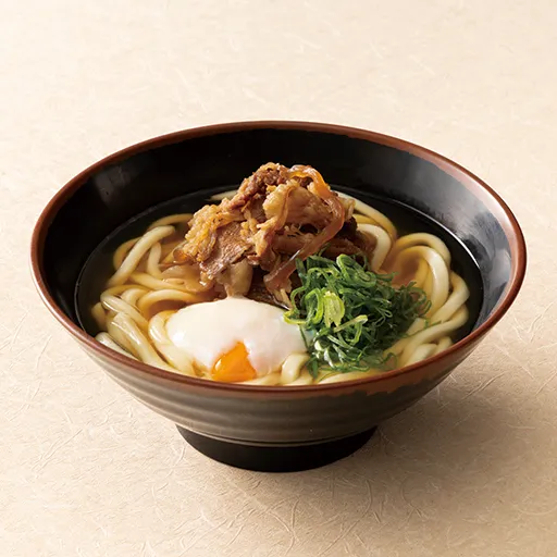 とろ玉肉うどん