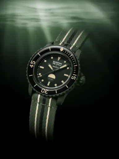 Blancpain X Swatch 『BIOCERAMIC SCUBA FIFTY FATHOMS COLLECTION GREEN ABYSS』