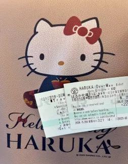 Haruka Express tickets, Hello Kitty theme