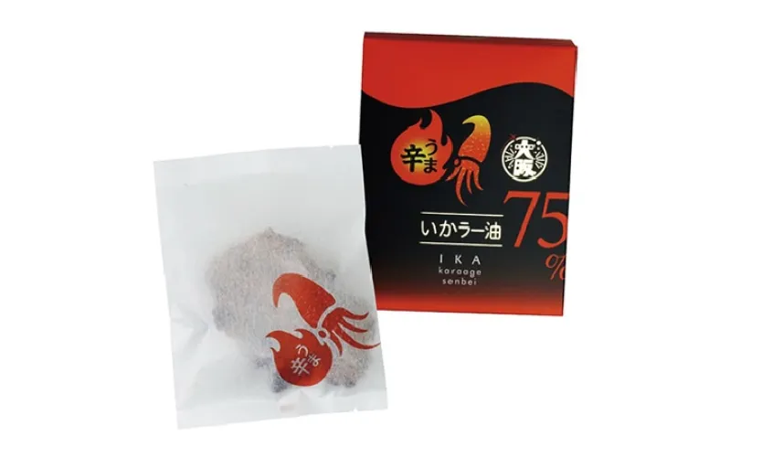 空港限定 いかから揚げせんべい（ラー油）