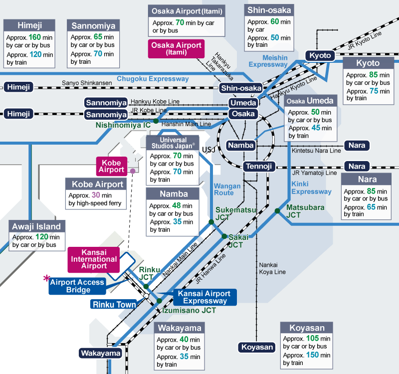 Kansai Airport Terminal Map