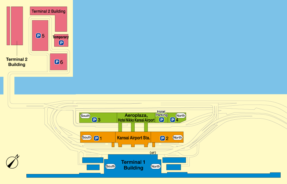 Kansai International Airport Map Kix Printable Terminal Maps Shops | My ...