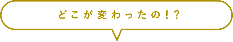 どこがかわるの